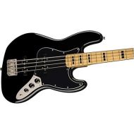 Squier Classic Vibe 70s Jazz Bass, Black, Maple Fingerboard