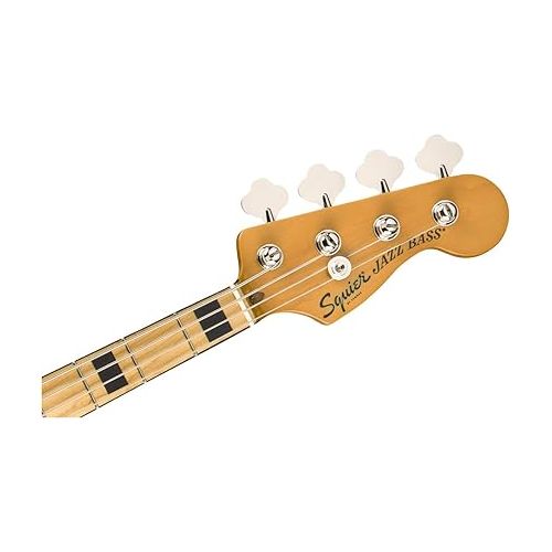  Squier Classic Vibe 70s Jazz Bass, Black, Maple Fingerboard