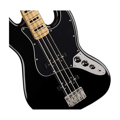  Squier Classic Vibe 70s Jazz Bass, Black, Maple Fingerboard