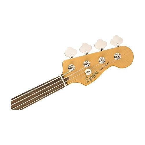  Squier Classic Vibe 60s Jazz Bass, 3-Color Sunburst, Fretless, Laurel Fingerboard