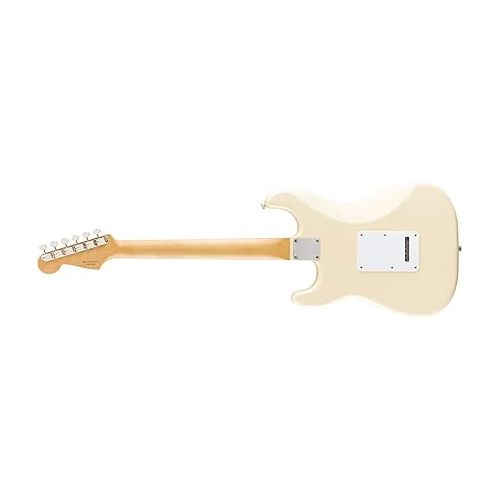  Fender Vintera 60s Modified Stratocaster Electric Guitar, with 2-Year Warranty, Olympic White, Pau Ferro Fingerboard