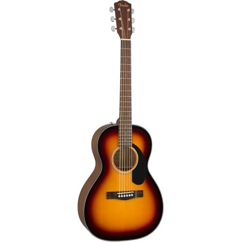  Fender CP-60S Parlor Acoustic Guitar, with 2-Year Warranty, 3-Color Sunburst