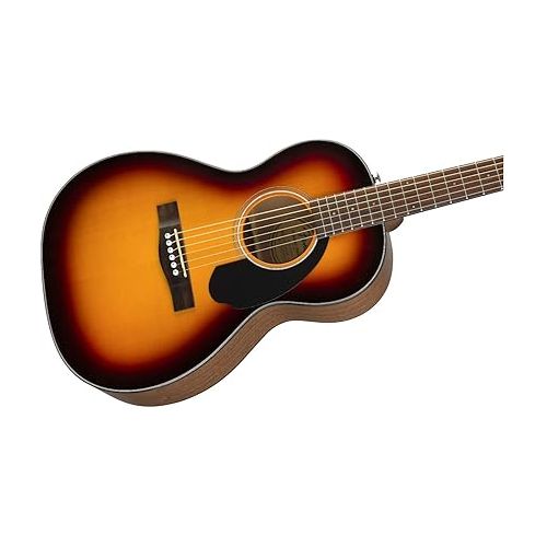 Fender CP-60S Parlor Acoustic Guitar, with 2-Year Warranty, 3-Color Sunburst