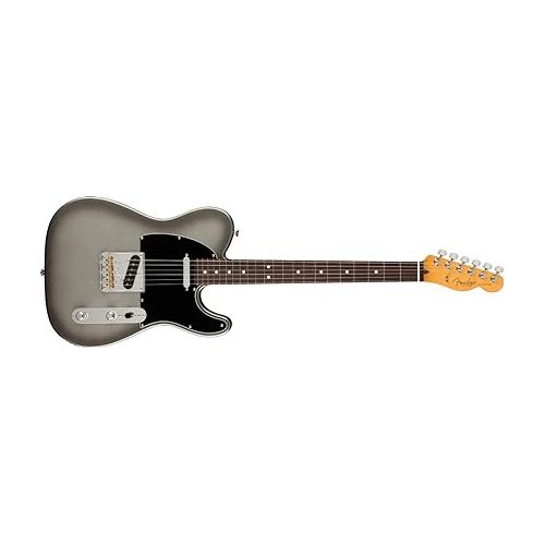  Fender 6 String Solid-Body Electric Guitar, Right, Mercury (0113940755)