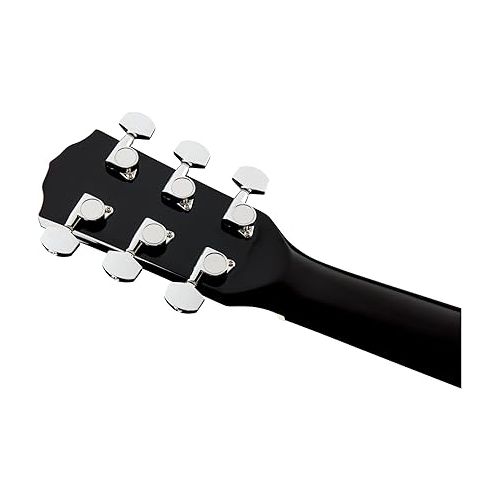  Fender CC-60SCE Concert Cutaway Acoustic Guitar, with 2-Year Warranty, Black