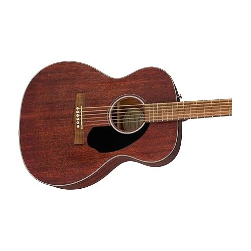  Fender CC-60S Solid Top Concert Size Acoustic Guitar Bundle with Gig Bag, Tuner, Strap, Strings, Picks, Fender Play Online Lessons, and Austin Bazaar Instructional DVD - Mahogany