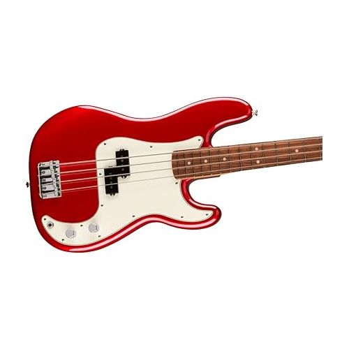  Fender Player Precision Bass, Candy Apple Red, Pau Ferro Fingerboard