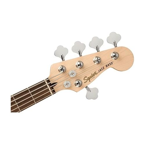  Squier Affinity Series 5-String Jazz Bass, 3-Color Sunburst, Laurel Fingerboard