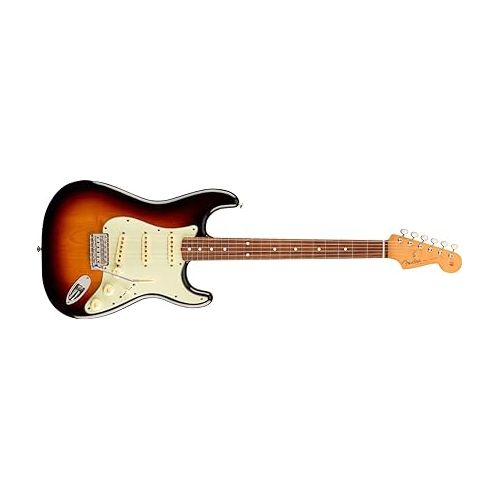  Fender Vintera 60s Stratocaster Electric Guitar, with 2-Year Warranty, 3-Color Sunburst, Pau Ferro Fingerboard