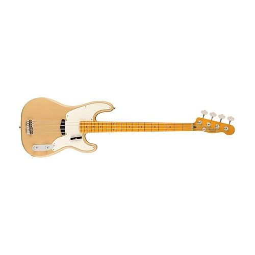  Fender American Vintage II 1954 5-String Precision Bass, Vintage Blonde, Maple Fingerboard