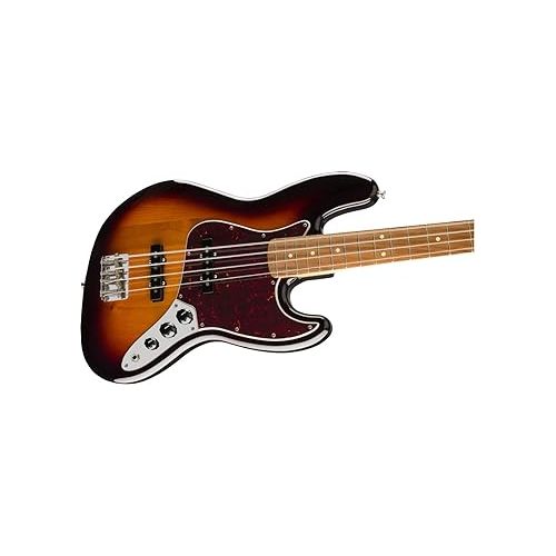  Fender Vintera 60s Jazz Bass, 3-Color Sunburst, Pau Ferro Fingerboard