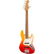 Fender Player Plus 5-String Jazz Bass, Tequila Sunrise, Pau Ferro Fingerboard