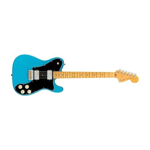  Fender American Professional II Telecaster Deluxe - Miami Blue with Maple Fingerboard