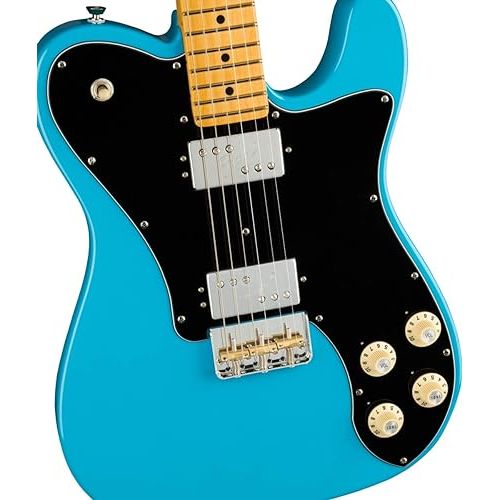  Fender American Professional II Telecaster Deluxe - Miami Blue with Maple Fingerboard