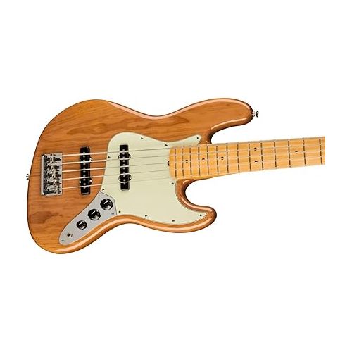  Fender American Professional II 5-String Jazz Bass, Roasted Pine, Maple Fingerboard