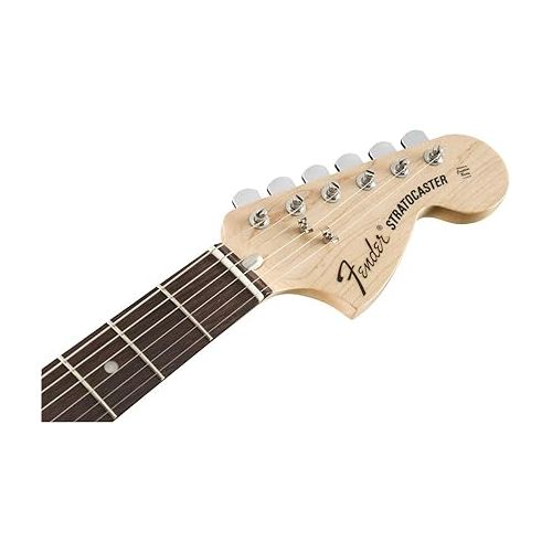  Fender Albert Hammond Jr. Signature Stratocaster Electric Guitar, Olympic White, Rosewood Fingerboard