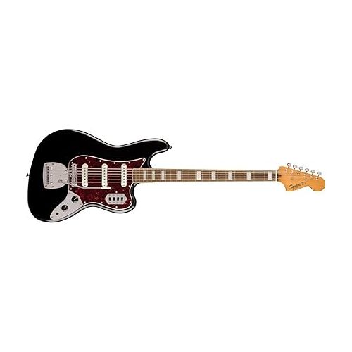  Squier Classic Vibe 6-String Bass VI, Black, Laurel Fingerboard