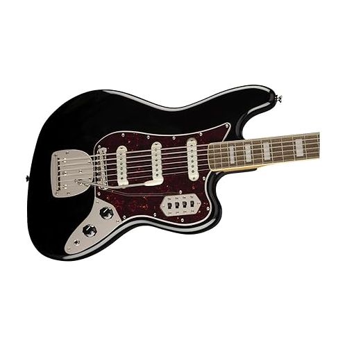  Squier Classic Vibe 6-String Bass VI, Black, Laurel Fingerboard