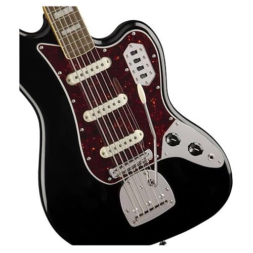  Squier Classic Vibe 6-String Bass VI, Black, Laurel Fingerboard