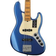 Fender American Ultra Jazz Bass, Cobra Blue, Maple Fingerboard