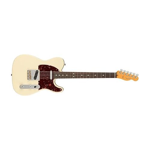  Fender 6 String Solid-Body Electric Guitar, Right, Olympic White (0113940705)