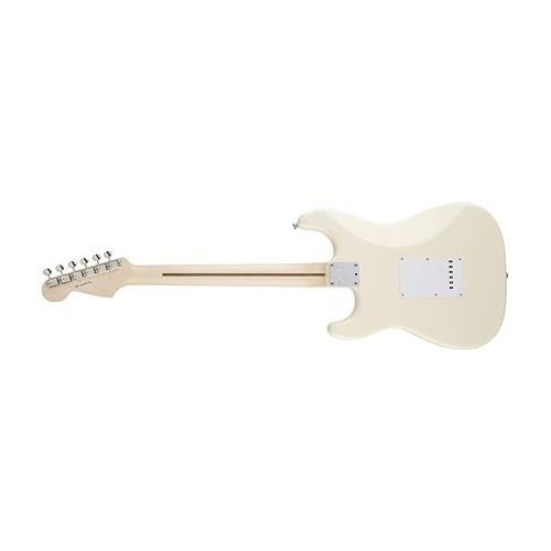  Fender Eric Clapton Stratocaster Electric Guitar, Maple Fingerboard - Olympic White