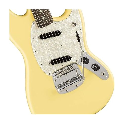  Fender American Performer Mustang - Vintage White with Rosewood Fingerboard