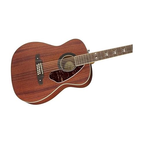  Fender Tim Armstrong Hellcat 12-String Concert Acoustic Guitar, with 2-Year Warranty, Natural, Walnut Fingerboard
