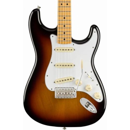  Fender Jimi Hendrix Stratocaster Electric Guitar, 3-Color Sunburst, Maple Fingerboard