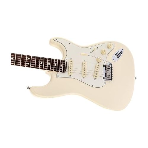  Fender Jeff Beck Stratocaster Electric Guitar, Rosewood Fingerboard - Olympic White