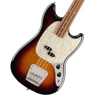 Fender Vintera 60s Mustang Bass, 3-Color Sunburst, Pau Ferro Fingerboard