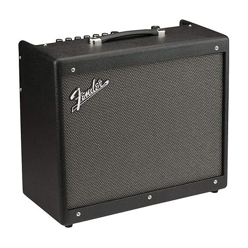  Fender Mustang GTX100 Guitar Amp and 7 Button Footswitch, 100 Watts, with 2-Year Warranty Integrated Looper, Bluetooth Audio Streaming for Play Along, 24.5Dx21.05Wx13.05H Inches, Black