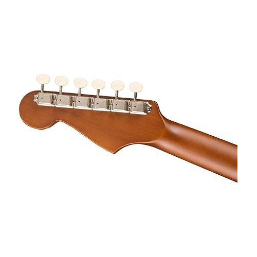  Fender Redondo Mini Acoustic Guitar, with 2-Year Warranty, Sunburst, Maple Fingerboard, with Gig Bag