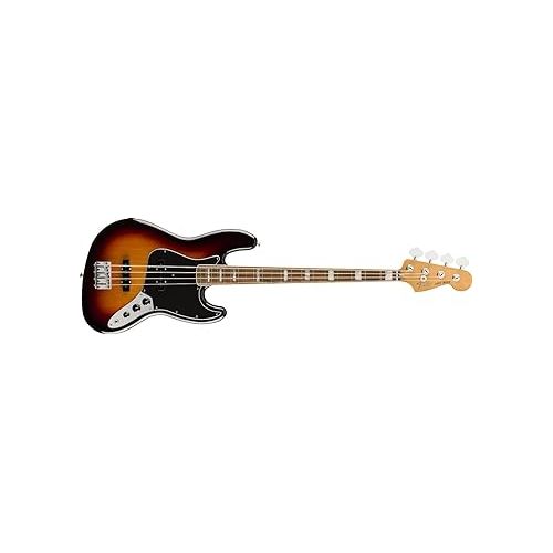  Fender Vintera 70s Jazz Bass, 3-Color Sunburst, Pau Ferro Fingerboard