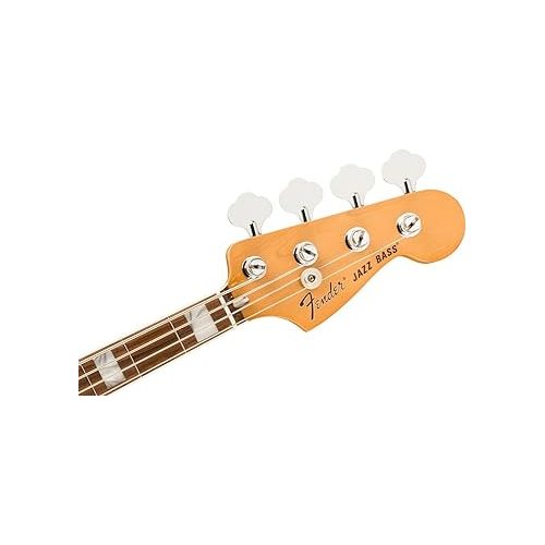  Fender Vintera 70s Jazz Bass, 3-Color Sunburst, Pau Ferro Fingerboard