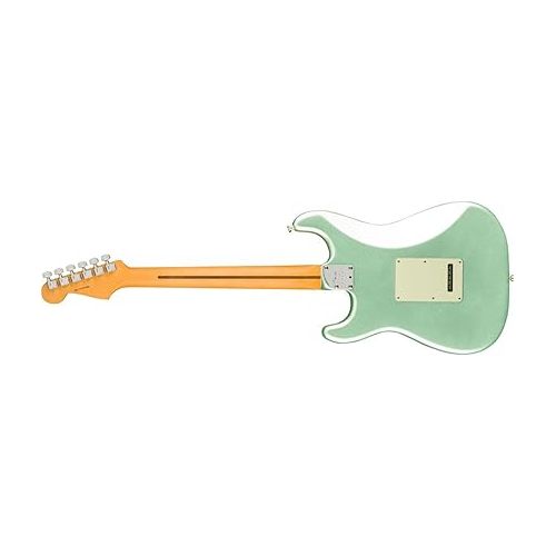  Fender 6 String Solid-Body Electric Guitar, Right, Surf Green (0113902718)