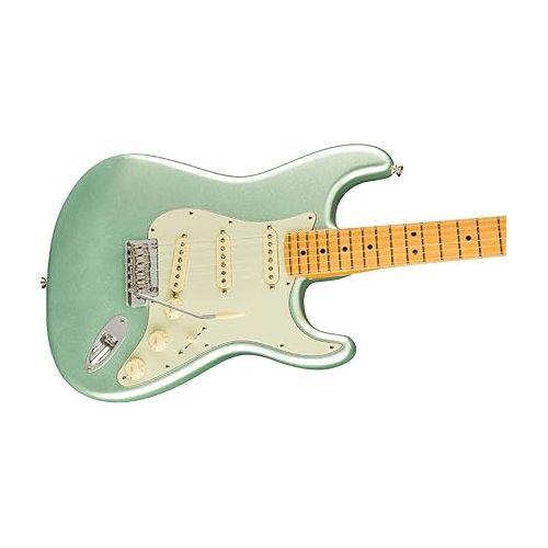  Fender 6 String Solid-Body Electric Guitar, Right, Surf Green (0113902718)