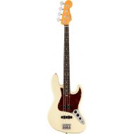 Fender American Professional II Jazz Bass, Olympic White, Rosewood Fingerboard