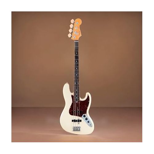  Fender American Professional II Jazz Bass, Olympic White, Rosewood Fingerboard