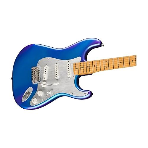  Fender 6 String Solid-Body Electric Guitar, Right, Blue Marlin (0140242364)