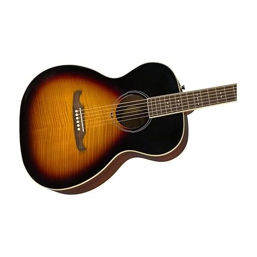  Fender FA-235E Concert Acoustic Guitar, with 2-Year Warranty, 3-Color Sunburst