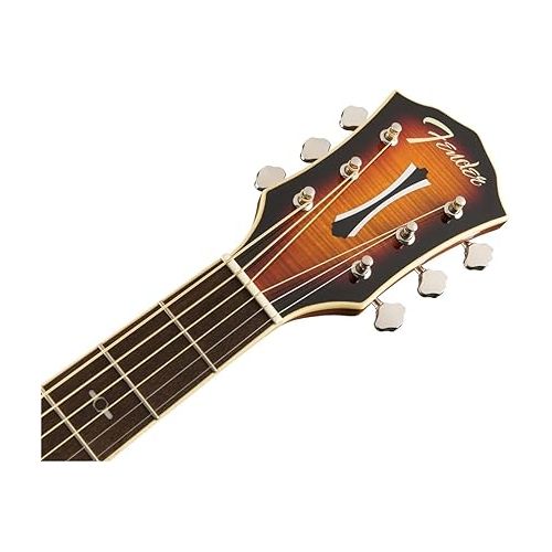  Fender FA-235E Concert Acoustic Guitar, with 2-Year Warranty, 3-Color Sunburst