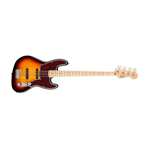  Squier Paranormal 54 Jazz Bass, 3-Color Sunburst, Maple Fingerboard