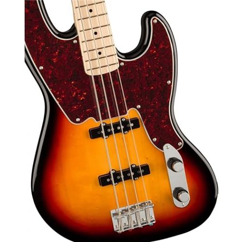  Squier Paranormal 54 Jazz Bass, 3-Color Sunburst, Maple Fingerboard