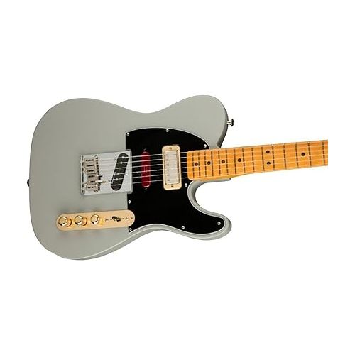  Fender Brent Mason Telecaster Electric Guitar, Primer Gray, Maple Fingerboard