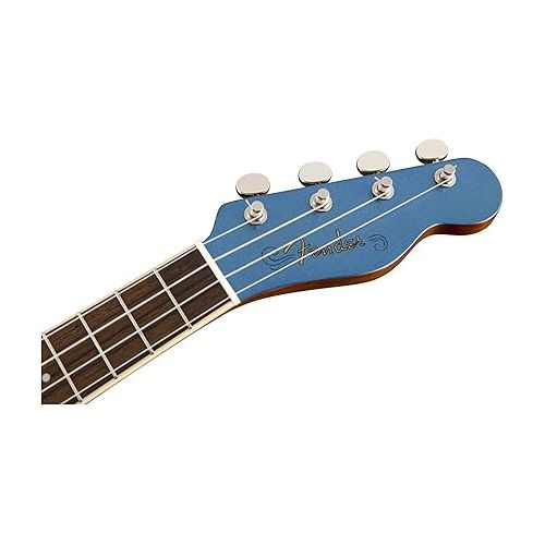  Fender Zuma Classic Concert Ukulele, Lake Placid Blue