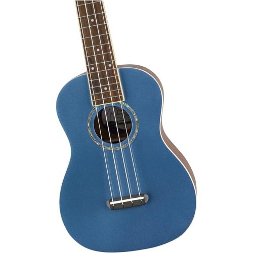  Fender Zuma Classic Concert Ukulele, Lake Placid Blue