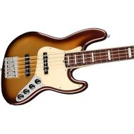 Fender American Ultra 5-String Jazz Bass, Mocha Burst, Rosewood Fingerboard