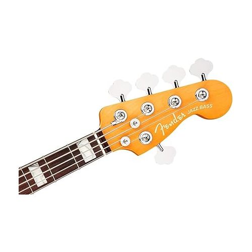  Fender American Ultra 5-String Jazz Bass, Mocha Burst, Rosewood Fingerboard