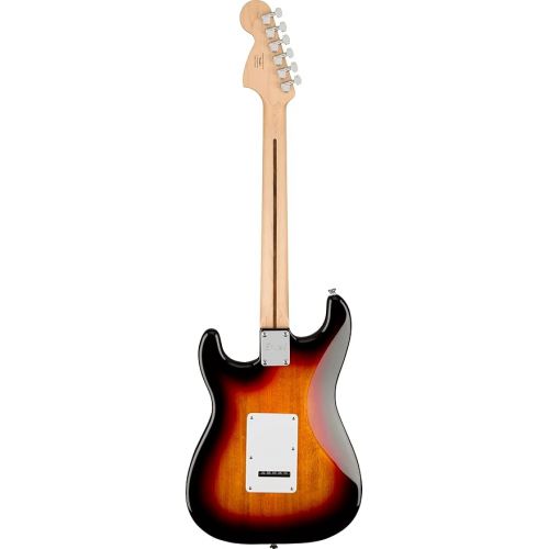  Fender Squier Affinity Precision Bass PJ - 3-Color Sunburst Bundle with Rumble 15 Amplifier, Instrument Cable, Gig Bag, Tuner, Strap, and Austin Bazaar Instructional DVD